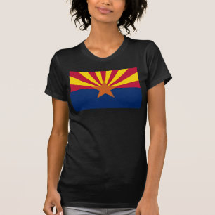 Camiseta Bandera de Arizona: Estrella fija Sol, El Estado d