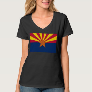 Camiseta Bandera de Arizona: Estrella fija Sol, El Estado d