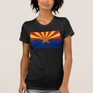 Camiseta Bandera de Arizona: Poniendo a Star Sun, el Estado