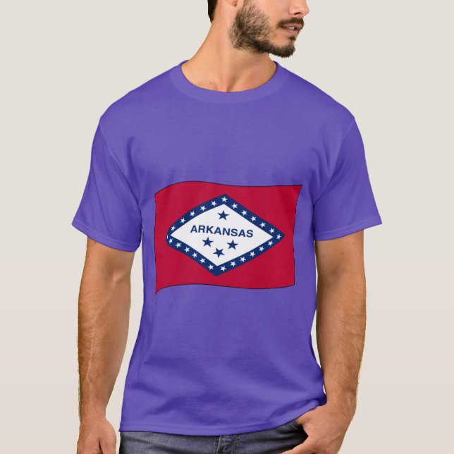 Camiseta Bandera de Arkansas (Anverso)