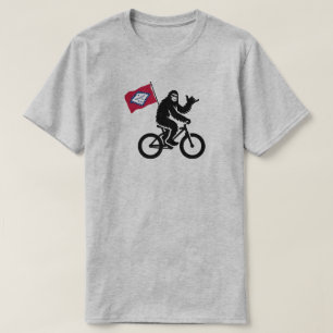 Camiseta Bandera de Arkansas para ciclismo de pie