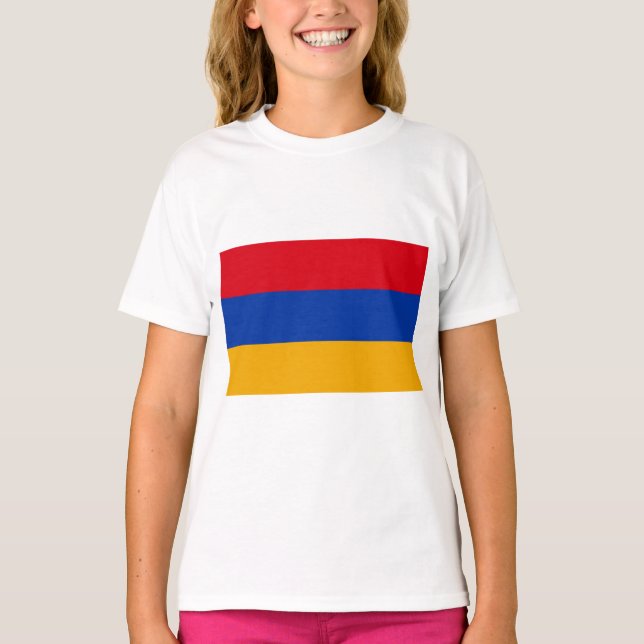 Camiseta Bandera de Armenia (Anverso)