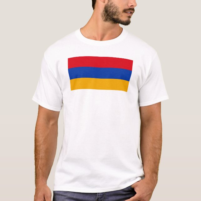 Camiseta Bandera de Armenia (Anverso)