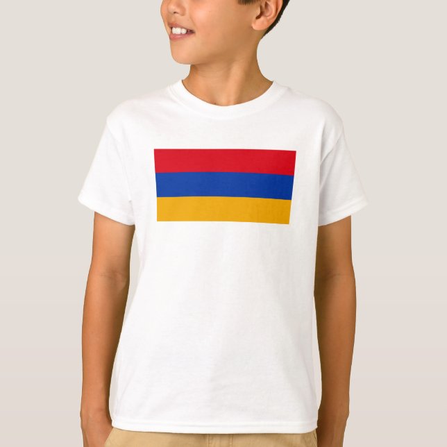 Camiseta Bandera de Armenia (Anverso)