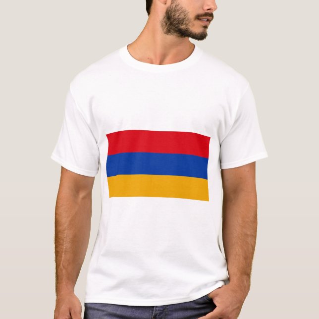 Camiseta Bandera de Armenia (Anverso)