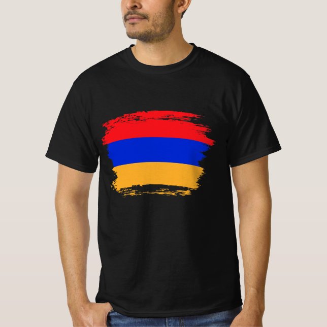 Camiseta Bandera de Armenia (Anverso)