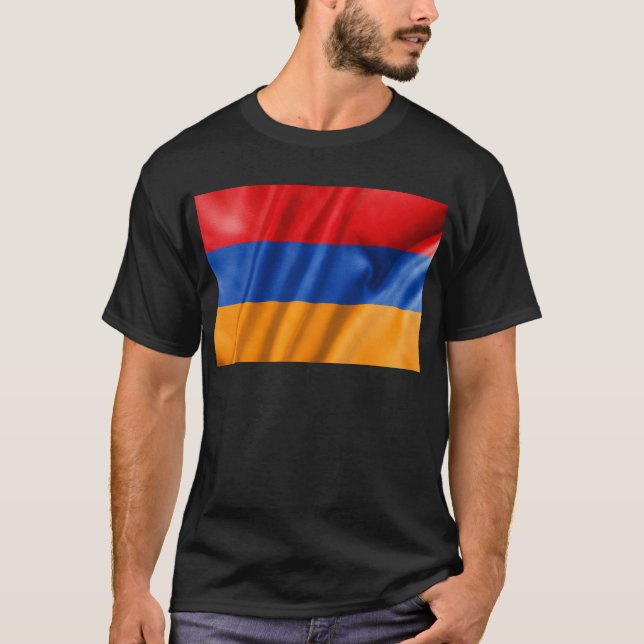 Camiseta Bandera de Armenia (Anverso)