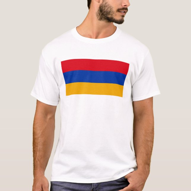 Camiseta Bandera de Armenia (Anverso)