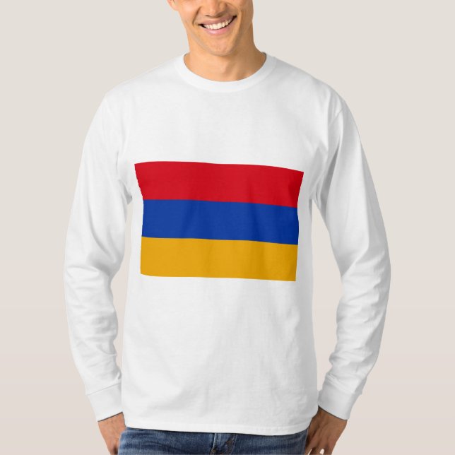 Camiseta Bandera de Armenia (Anverso)