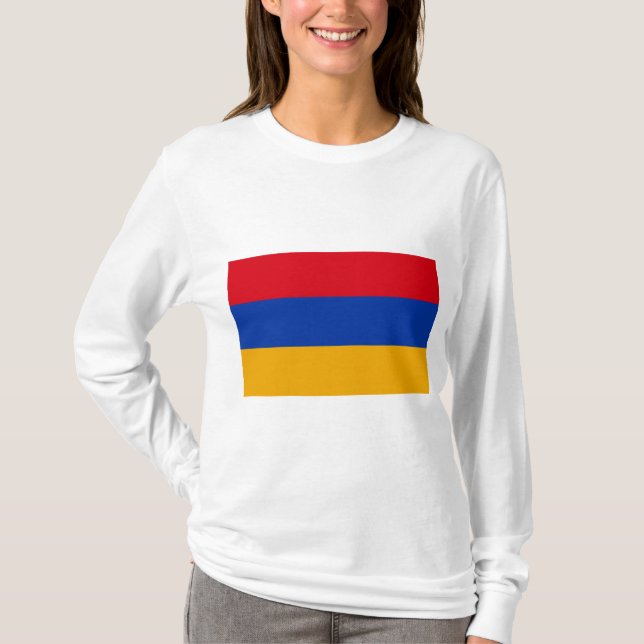 Camiseta Bandera de Armenia (Anverso)