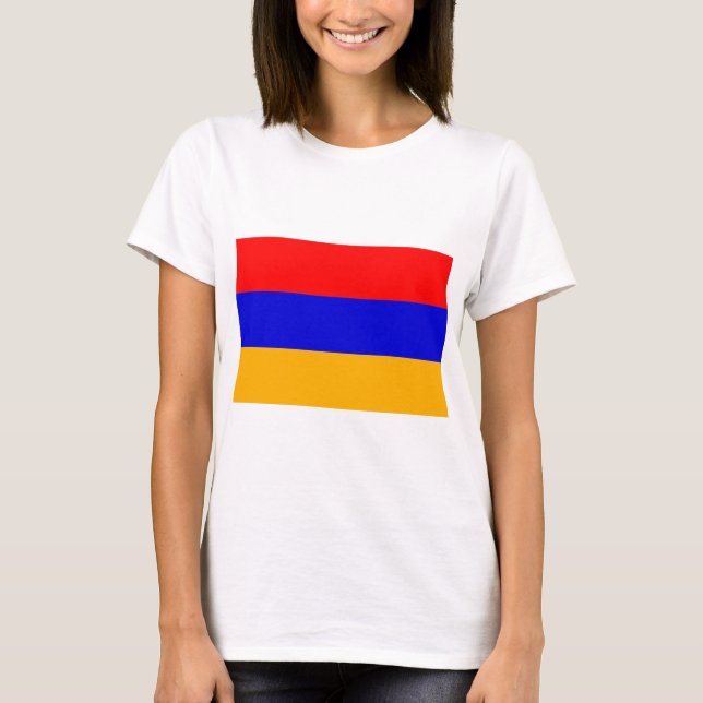 Camiseta Bandera de Armenia (Anverso)