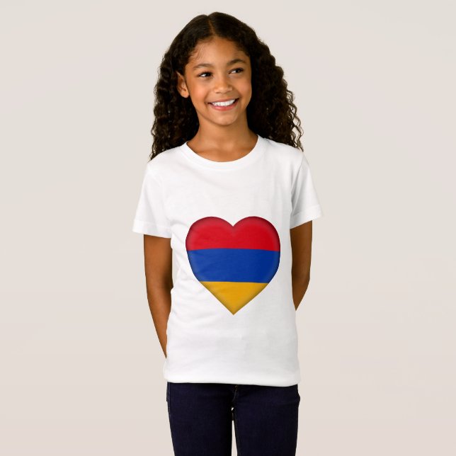Camiseta Bandera de Armenia (Anverso completo)