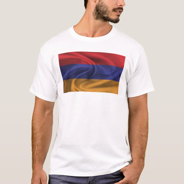 Camiseta Bandera De Armenia (Anverso)