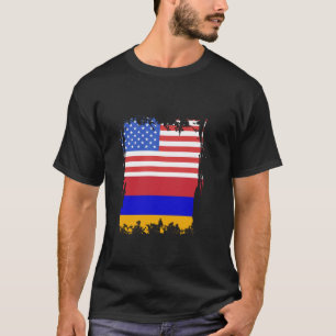 Camiseta Bandera de Armenia Estados Unidos Orgullo armenio