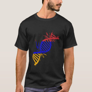 Camiseta Bandera de Armenia Molécula de ADN Raíces armenias