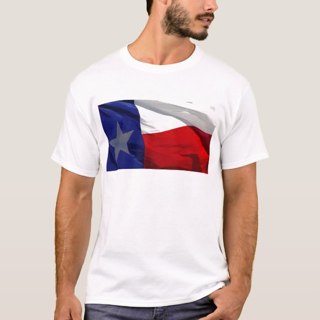 Camiseta Bandera de Arte Pop de Texas (Anverso)