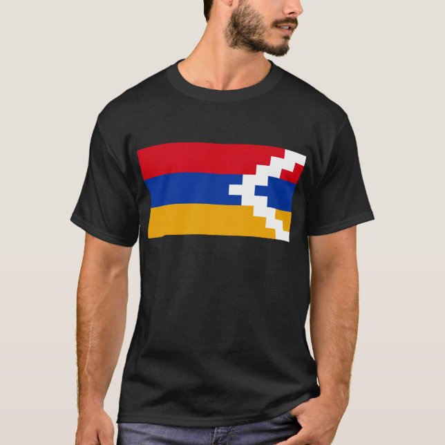 Camiseta Bandera de Artsakh (Nagorno Karabaj) (Anverso)