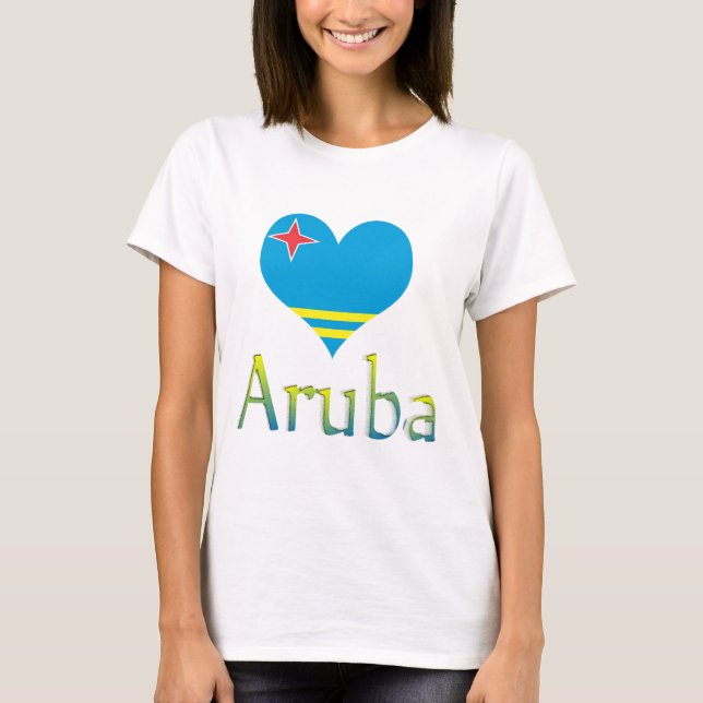 Camiseta Bandera de Aruba (Anverso)