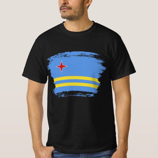 Camiseta Bandera de Aruba (Anverso)