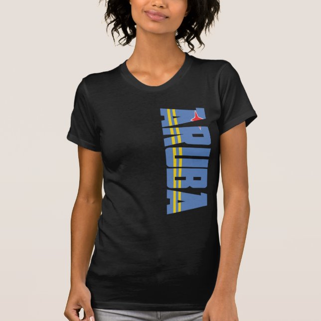 Camiseta Bandera de Aruba (Anverso)