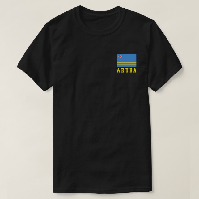 Camiseta Bandera de Aruba (Diseño del anverso)