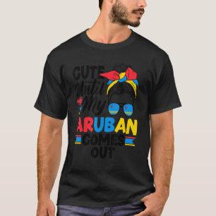 Camiseta Bandera de Aruba Aruba Cuta Hasta Que Llegue Mi Ar