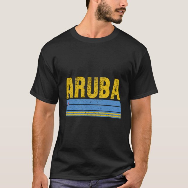 Camiseta Bandera de Aruba S (Anverso)