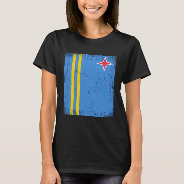 Camiseta Bandera de Arubans Aruba (Anverso)