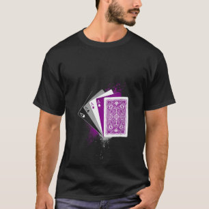 Camiseta Bandera De Asexualidad Femenina Ace Queer Jugando 