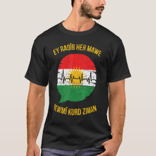 Camiseta Bandera de Asiti Kurdistán Kurdo Kurdistán Erbil K
