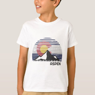 Camiseta Bandera de Aspen Colorado - Montaña Co