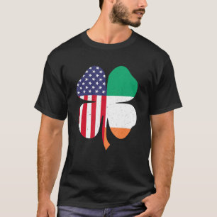 Camiseta Bandera de Atractivo Norteamericano Irlandesa San 