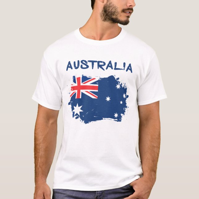 Camiseta Bandera de Australia (Anverso)