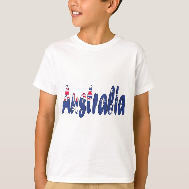 Camiseta Bandera de Australia (Anverso)