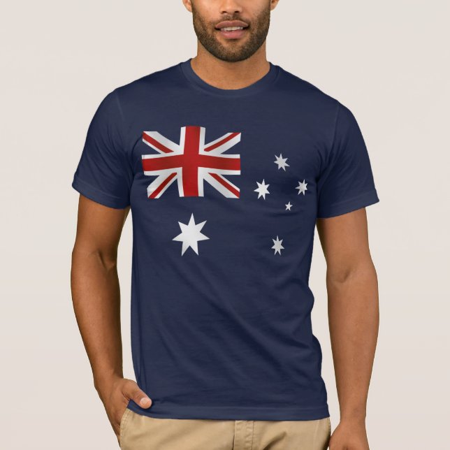 Camiseta Bandera de Australia (Anverso)
