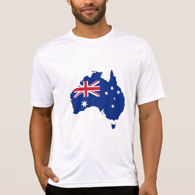 Camiseta Bandera de Australia (Anverso)