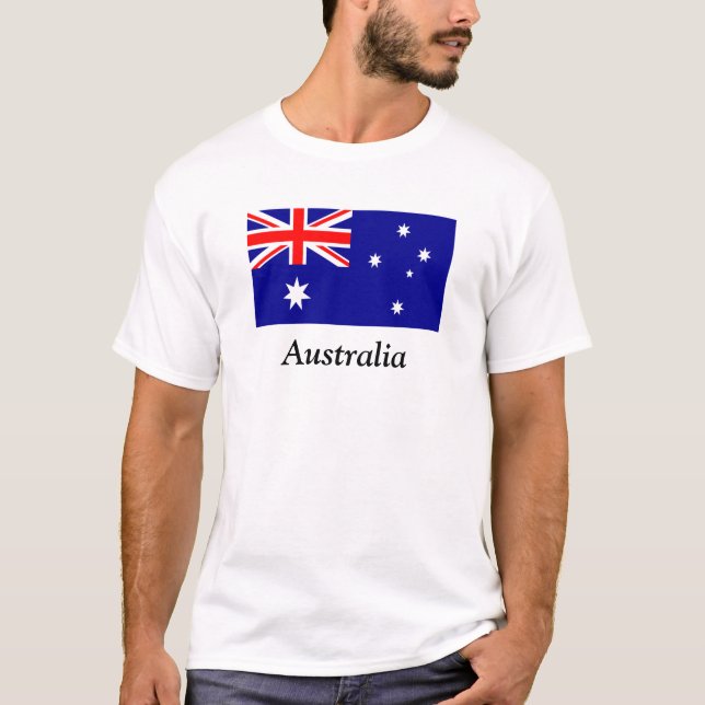 Camiseta Bandera de Australia (Anverso)