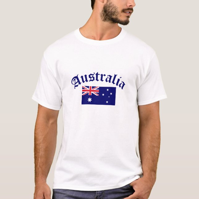Camiseta Bandera de Australia (Anverso)