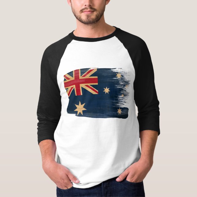 Camiseta Bandera de Australia (Anverso)