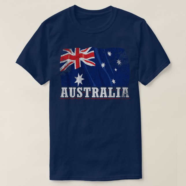 Camiseta Bandera de Australia (Diseño del anverso)