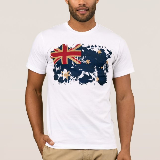 Camiseta Bandera de Australia (Anverso)