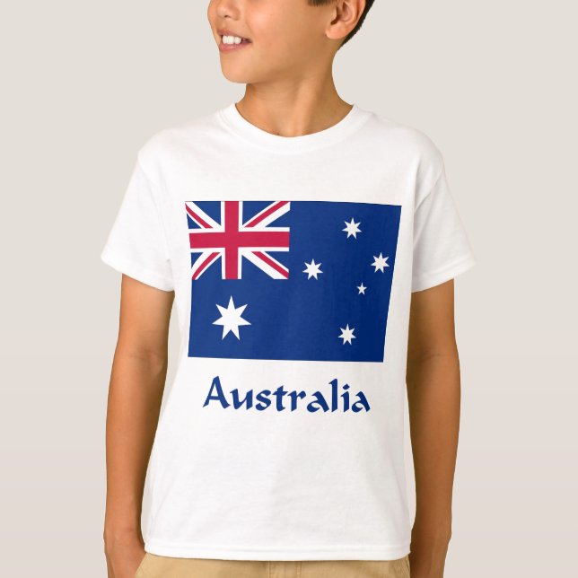 Camiseta Bandera de Australia (Anverso)