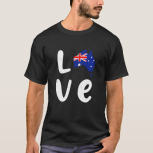 Camiseta Bandera de Australia del Día de Australia para las