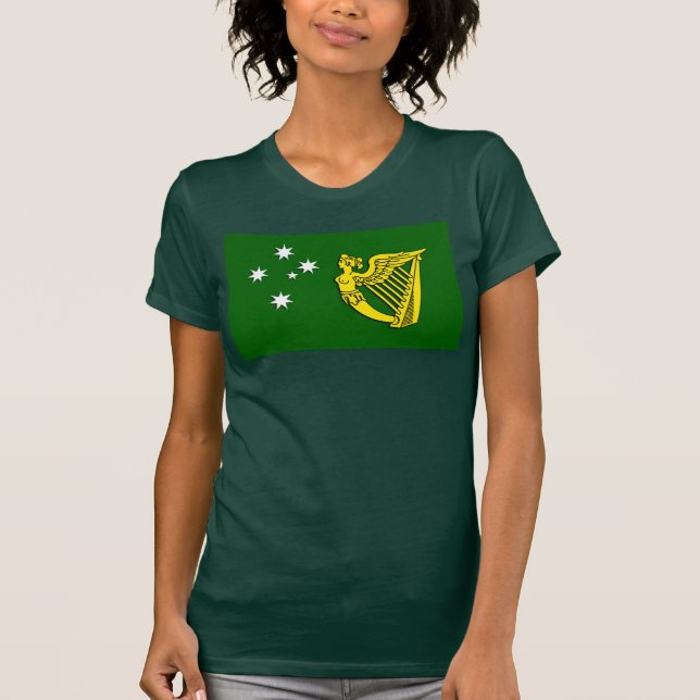 Camiseta Bandera de Australia del irlandés (Anverso)
