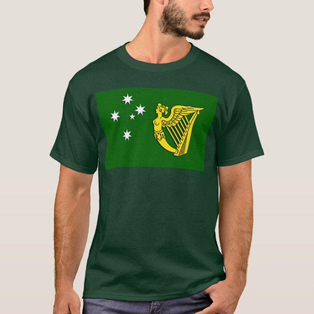 Camiseta Bandera de Australia del irlandés (Anverso)