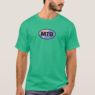 Camiseta Bandera de Australia en bicicleta de montaña