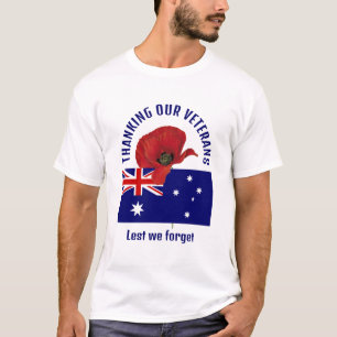 Camiseta Bandera de Australia GRACIAS VETERANOS