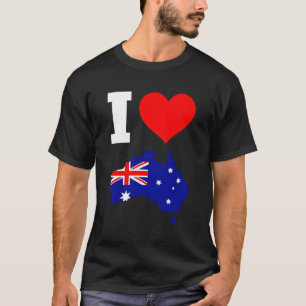 Camiseta Bandera de Australia Para Amo Australia