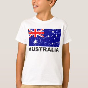 Camiseta Bandera de Australia Vintage