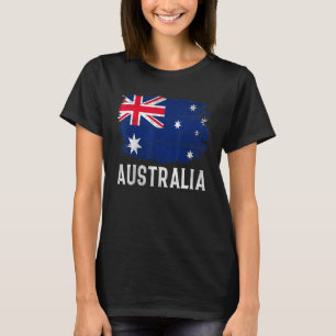 Camiseta Bandera De Australia Vintage Para Australianos